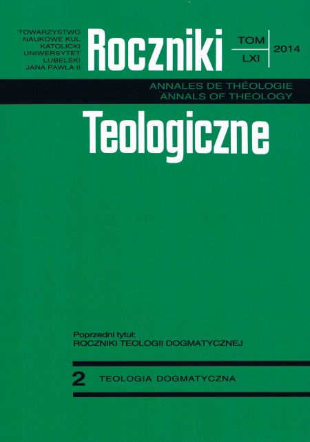 Theological Interprąetation of the Beginnings of Jesus’ Messianic Mission According to J. Ratzinger/Benedict XVI Cover Image