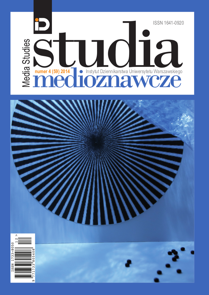 Threat rhetorics in the Polish political discourse – the analysis of press materials from Parliamentary election campaign in 2011 Cover Image