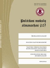 POLITICAL PARTICIPATION IN LITHUANIA AND GERMANY: A COMPARATIVE ANALYSIS 2000–2013 Cover Image