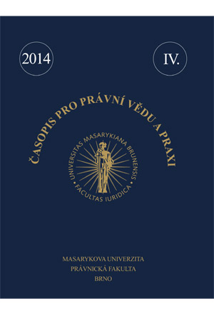 Protection of Parenthood in EU Law and its Implementation in Legal Order of the Czech Republic Cover Image