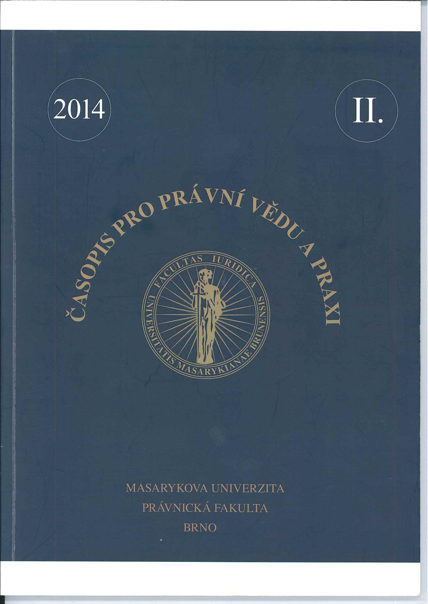 Zpráva z II. česko-slovenského stretnutie doktorandov a postdoktorandov v obore právnych dejín a rímskeho práva Cover Image