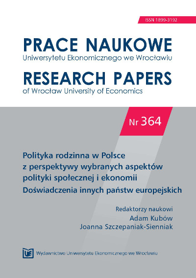 Current demographic challenges vs. Norwegian policy towards elderly people – conclusions in the context of Polish family policy Cover Image