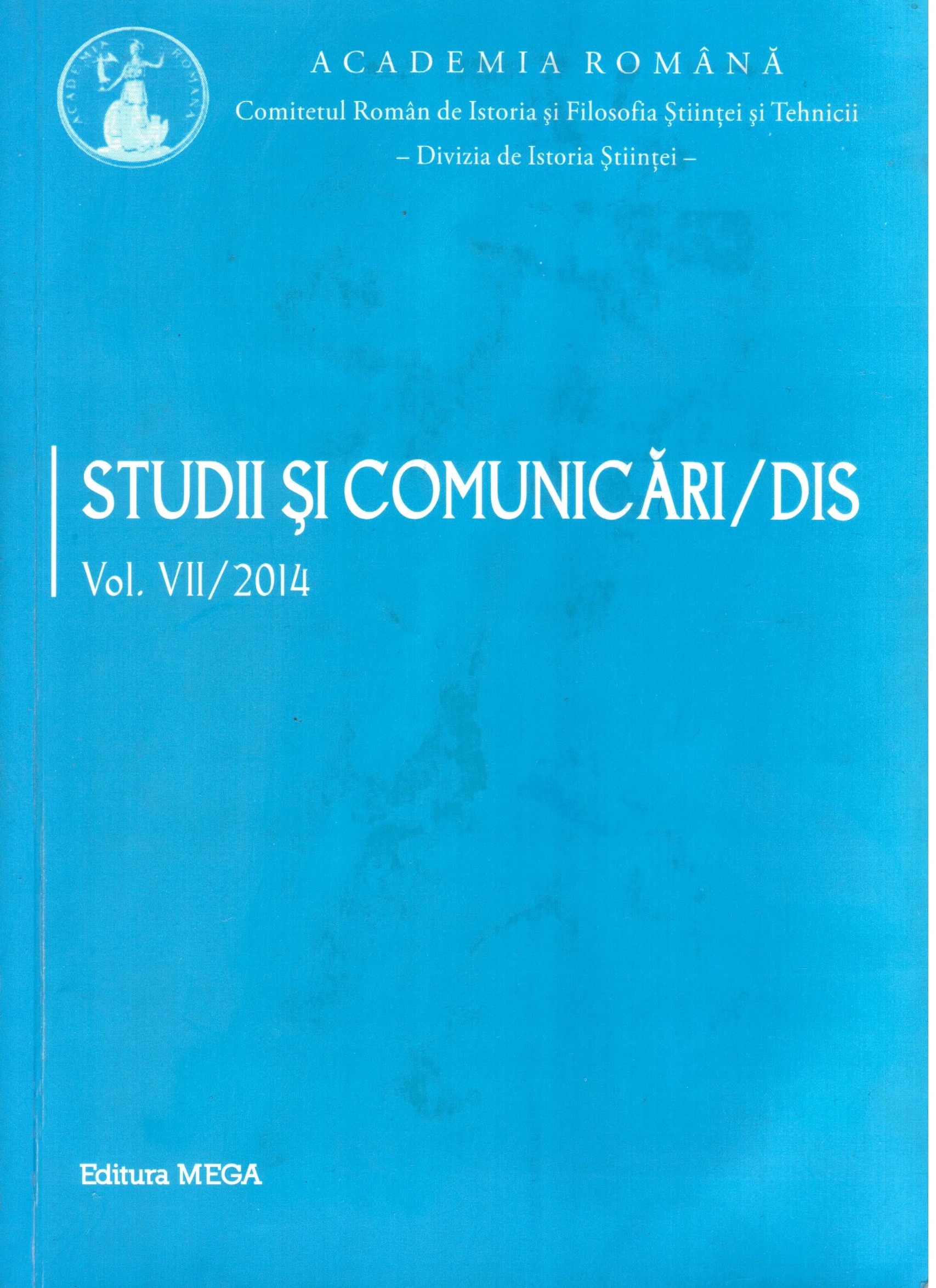 A Special Case in the Work of Academician Ștefan Pascu: Treatise on the "History of Romanian Scientific and Technical Thinking and Creation" Cover Image