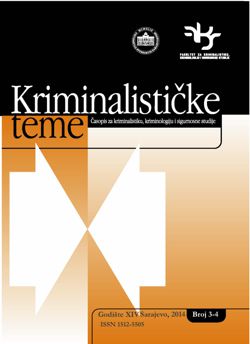 TRANSNATIONAL ORGANIZED CRIME AS SECURITY THREAT IN CONTEMPORARY ENVIRONMENT (CASE STUDY: BOSNIA AND HERZEGOVINA) Cover Image