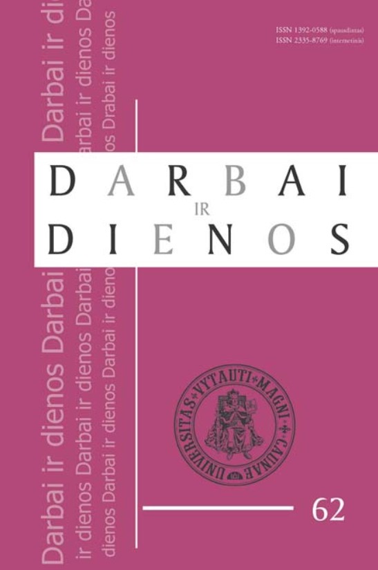 IDEALIOSIOS BENDRINĖS TARTIES BEIEŠKANT: ILGOJO-ĮTEMPTOJO BALSIO O VARTOSENA 1960–2011 M. INFORMACINĖSE LAIDOSE