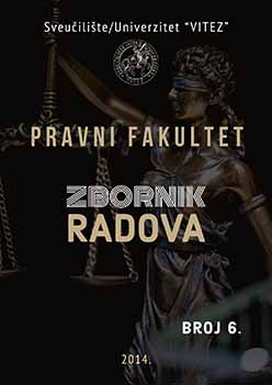 MISUSE OF OFFICIAL POSITION AND AUTHORITY IN THE LAW OF REPUBLIKA SRPSKA Cover Image