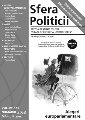 Romania and European elections, between indifference and hopes – May 2014 Cover Image
