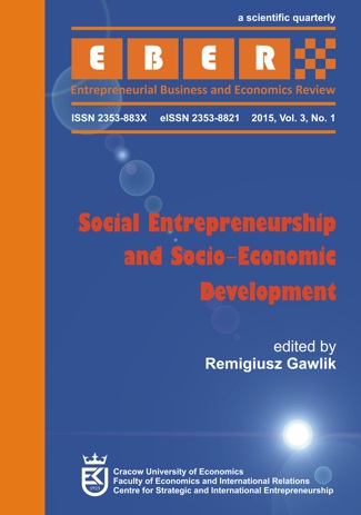 Editorial: Social Entrepreneurship and Socio–Economic Development Cover Image
