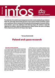 Zaangażowanie Polski w działania dotyczące przestrzeni kosmicznej