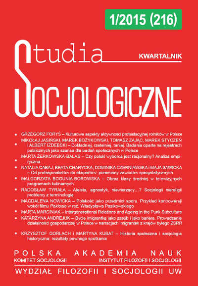 The Captivating Self-Destruction. Society through the Lens of Suicide Indicators (review of: Samobójstwa. Dlaczego teraz? [Suicides. Why Now?] by Mari Cover Image