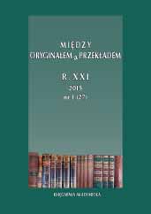 Dates, facts and associations. Translating realities: the case of the Yuriy Andrukhowych’s poems Cover Image