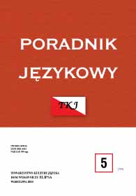 Difficulties in articulating Polish sounds by foreigners Cover Image