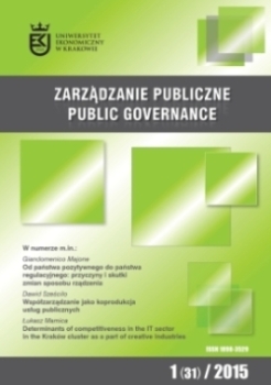Governance as co-production of public services Cover Image