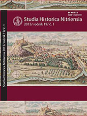 Estates of the Abbey of present-day Hronský Beňadik in 1075 and 1209 Cover Image
