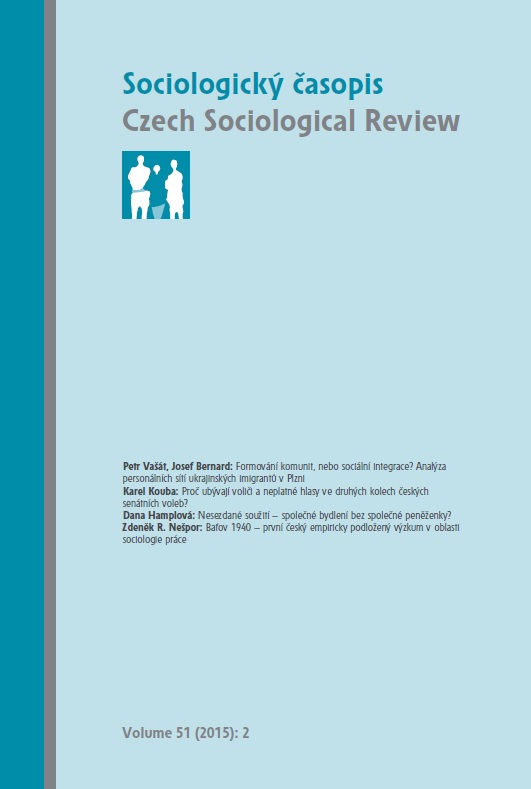 Forming Communities or Social Integration? A Personal Network Analysis of Ukrainian Immigrants in Pilsen Cover Image