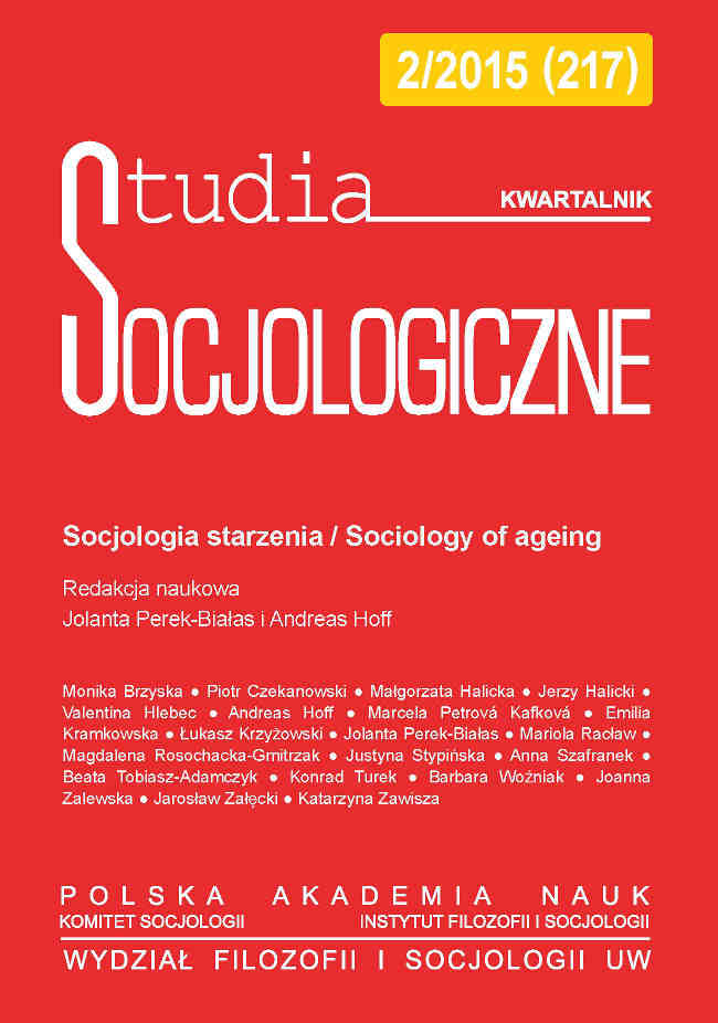 Older Worker in the Labour Market in Poland: 40+? 50+? Or only „a plus”? Cover Image