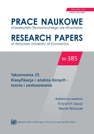 Comparison of local labour markets structure designated using different methods in Poland in 2006 and 2011 years  Cover Image