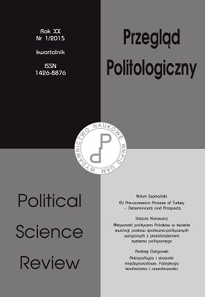 Political activities of Polish citizens in terms of evolving socio-political attitudes related to the transformation of the political system Cover Image