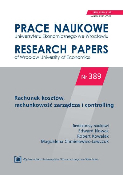 Functioning of cost accounting and its application to the cost management in water and sewage companies  Cover Image