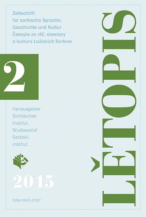 Milceni, Luzici and Glomaci-Daleminci. Controversies concerning the early History of the Sorbs Cover Image