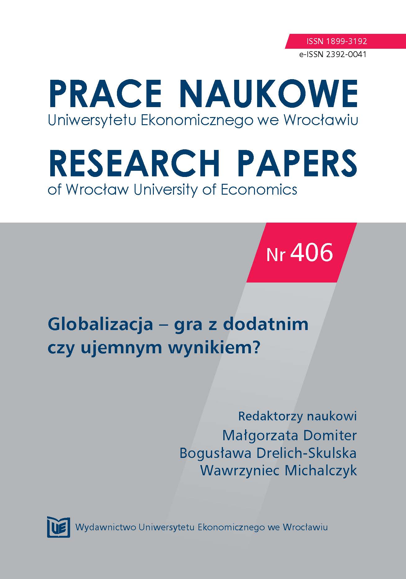 The essence of the economic security of Poland from a perspective of regional and worldwide globalisation Cover Image