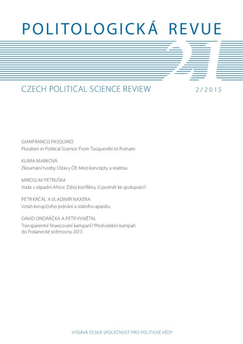 Exploring the Formation of the Czech Constitution: Between Concepts and Reality Cover Image