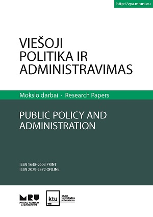 Implementation of Good Governance Principles: A Case of Lithuanian Strategic Sport Federations Cover Image