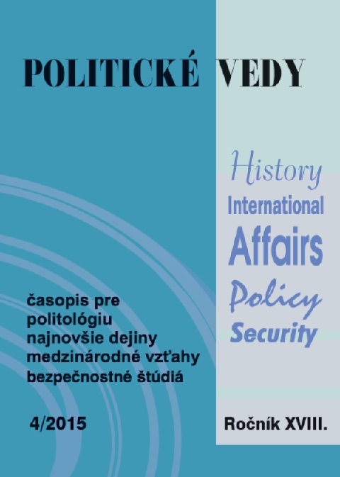 Changes in Mutual Relations between Czech Social Democrats and Communists after 2000 and Strengthening of Anti-Communism in Czech Society and Politics Cover Image