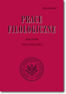 An on-line corpus-based valence dictionary of Polish Cover Image