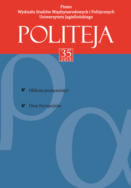 Evolution of the role and functions of the Polish Sejm and Senate in the national system of implementing European policy during the pre‑ accession period Cover Image