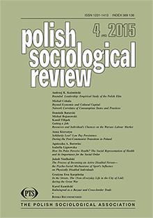 Getting a Job: Resources and Individual's Chances on the Warsaw Labour Market Cover Image
