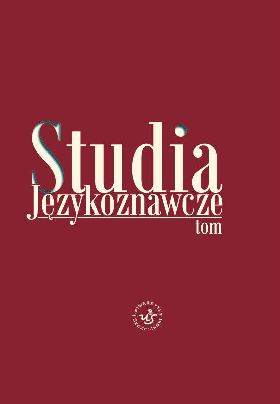 Linguistic and cultural images of school in Awantury kosmiczne by Edmun d Niziurski Cover Image