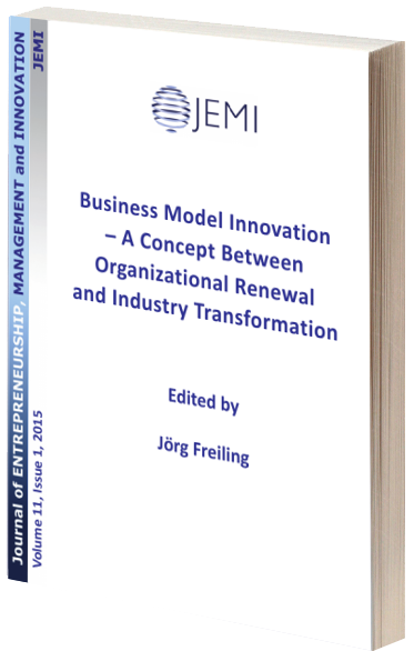 Editorial: Business Model Innovation – A Concept Between Organizational Renewal and Industry Transformation Cover Image