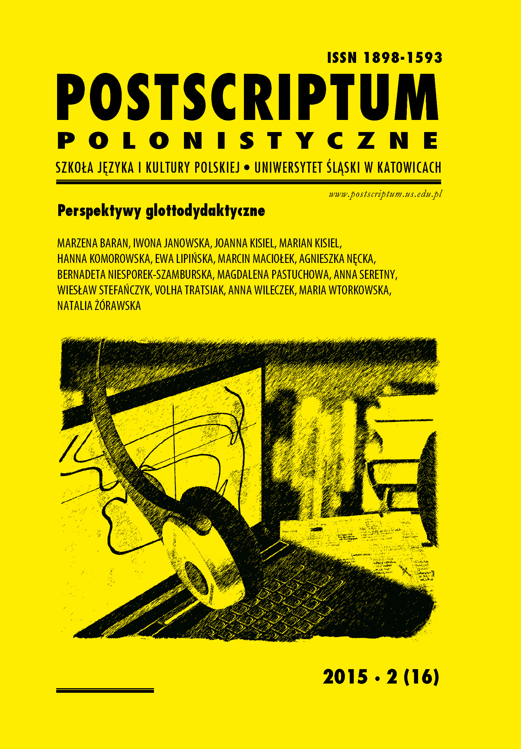 Inflectional errors in texts written by Slovenian students of Polish Studies in Ljubljana Cover Image