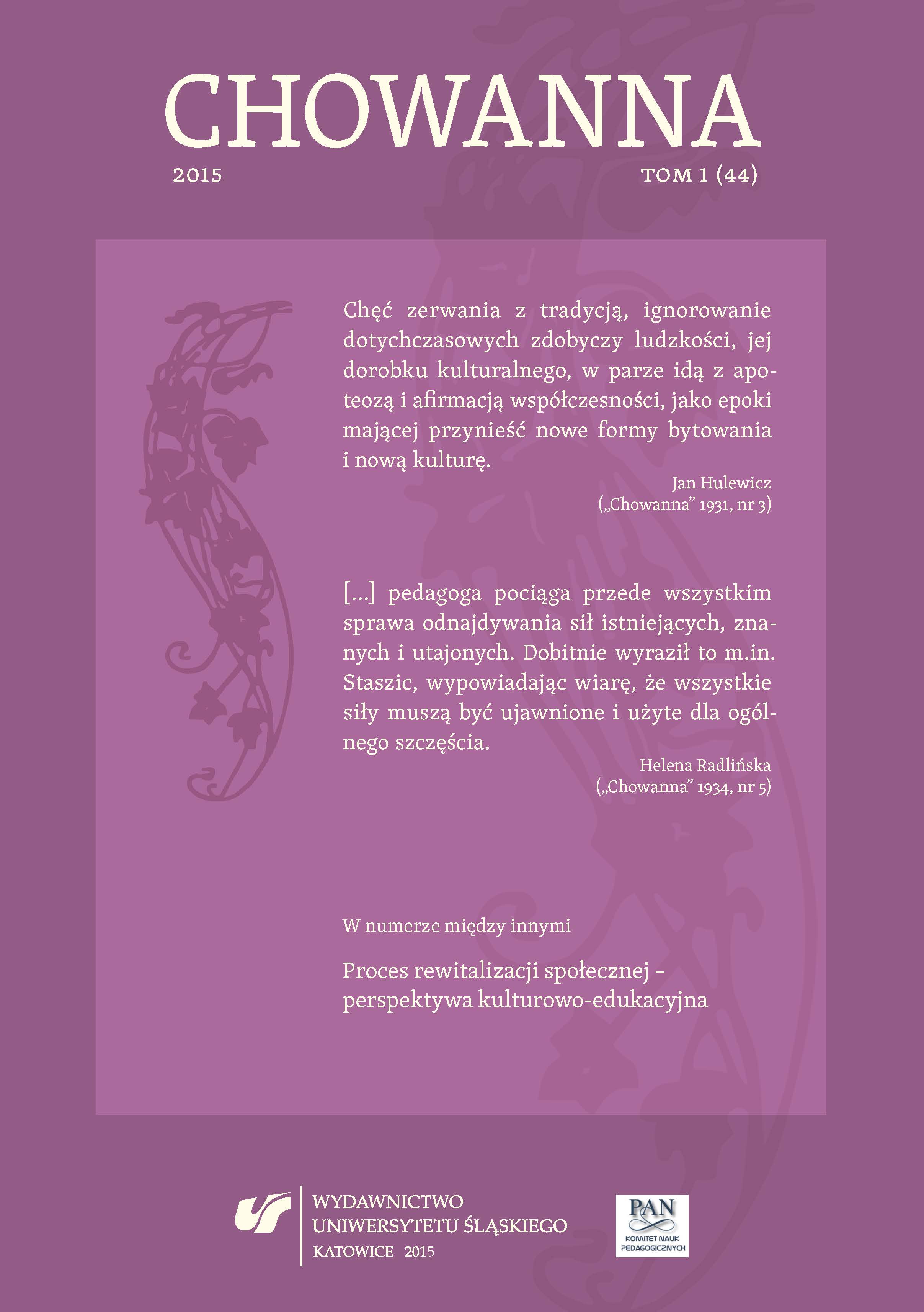 Monographic Part: Goodness, the Real or Desirable Value? Reflections from the Perspective of the Need for Revitalization of Goodness Through Art / Theater in the Everyday of the Social Space Cover Image