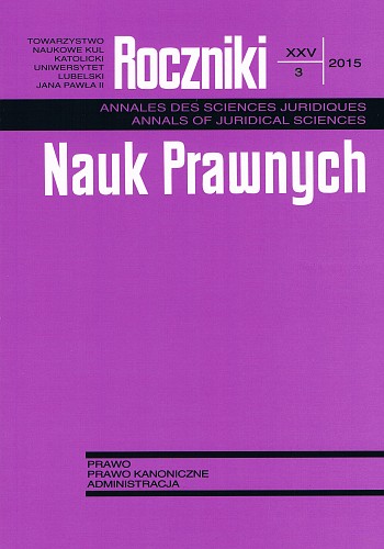 Duchowni celibatariusze i duchowni żonaci – dwa konteksty posługiwania w Kościele katolickim