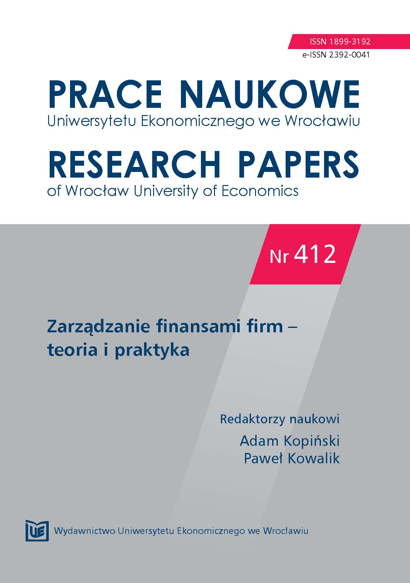 Financial management of projects co-financed from the EU in the light of empirical research Cover Image