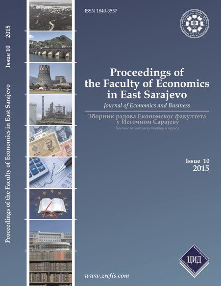 THE ANALYSIS OF FINANCIAL AND NON-FINANCIAL SUPPORT TO THE SECTOR OF SMALL AND MEDIUM ENTERPRISES IN THE REPUBLIC OF SRPSKA Cover Image
