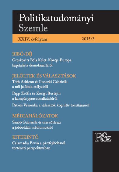 A kapitalizmus és demokrácia törékeny egyensúlya Kelet-Közép-Európa „nagy átalakulásában”