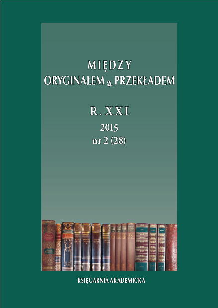 Ignacy Krasicki in Arabic. A critical analysis of K. Załuski’s translation Cover Image