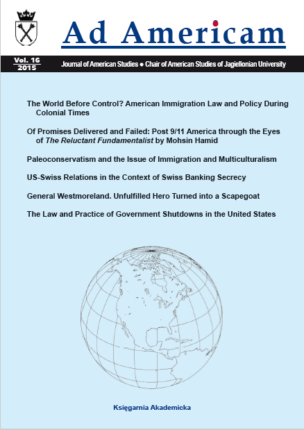 Paleoconservatism and the Issue of Immigration and Multiculturalism Cover Image