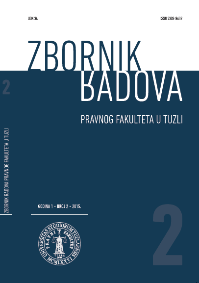 "The harmonization of legislation with the acquis", International Burch University in Sarajevo, Sarajevo, 12.16.2015. Cover Image