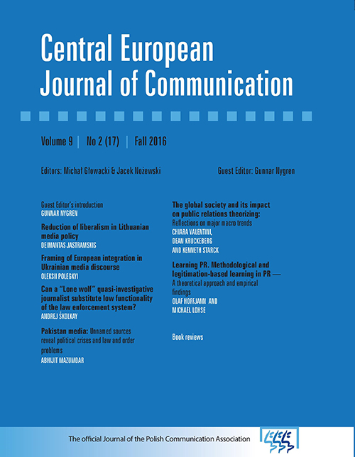 Contextualizing media behavior: Media environments and individuals? media use in the European Union Cover Image