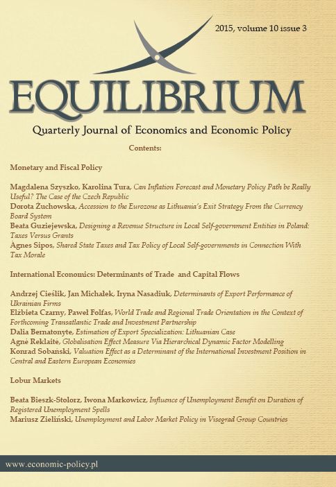 Valuation Effect as a Determinant of the International Investment Position in Central and Eastern European Economies Cover Image