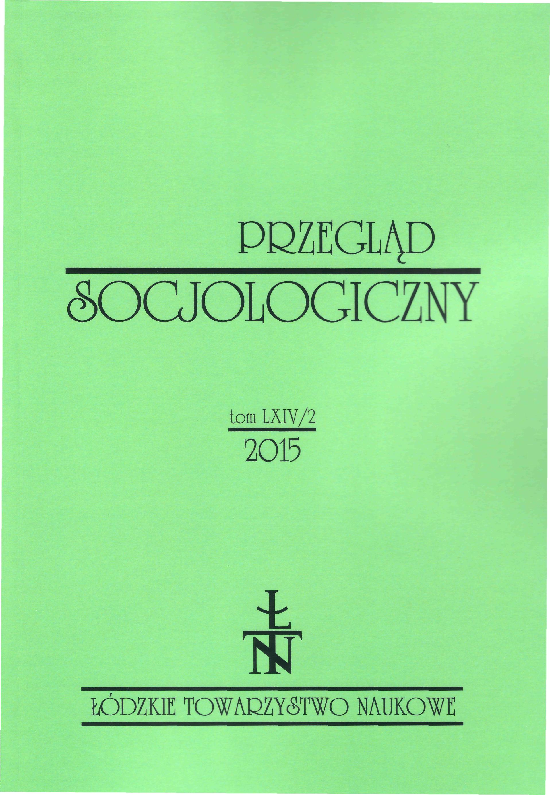 Review Essay - North European experience and the Polish social policy. Remarks on the book Szlak Norden. Modernizacja po skandynawsku by S. Anioł. Cover Image