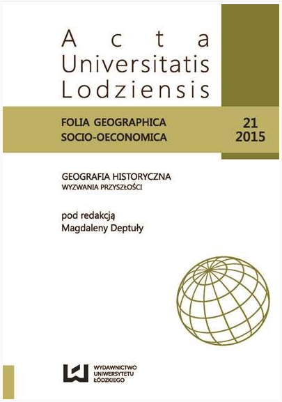 Prussian linear villages of the Lodz surroundings and their inhabitants at the beginning of the 19th century Cover Image