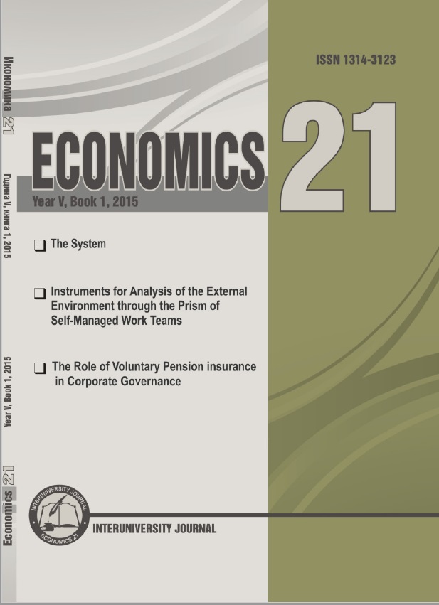 INSTRUMENTS FOR ANALYSIS OF THE EXTERNAL ENVIRONMENT THROUGH THE PRISM OF SELF-MANAGED WORK TEAMS Cover Image