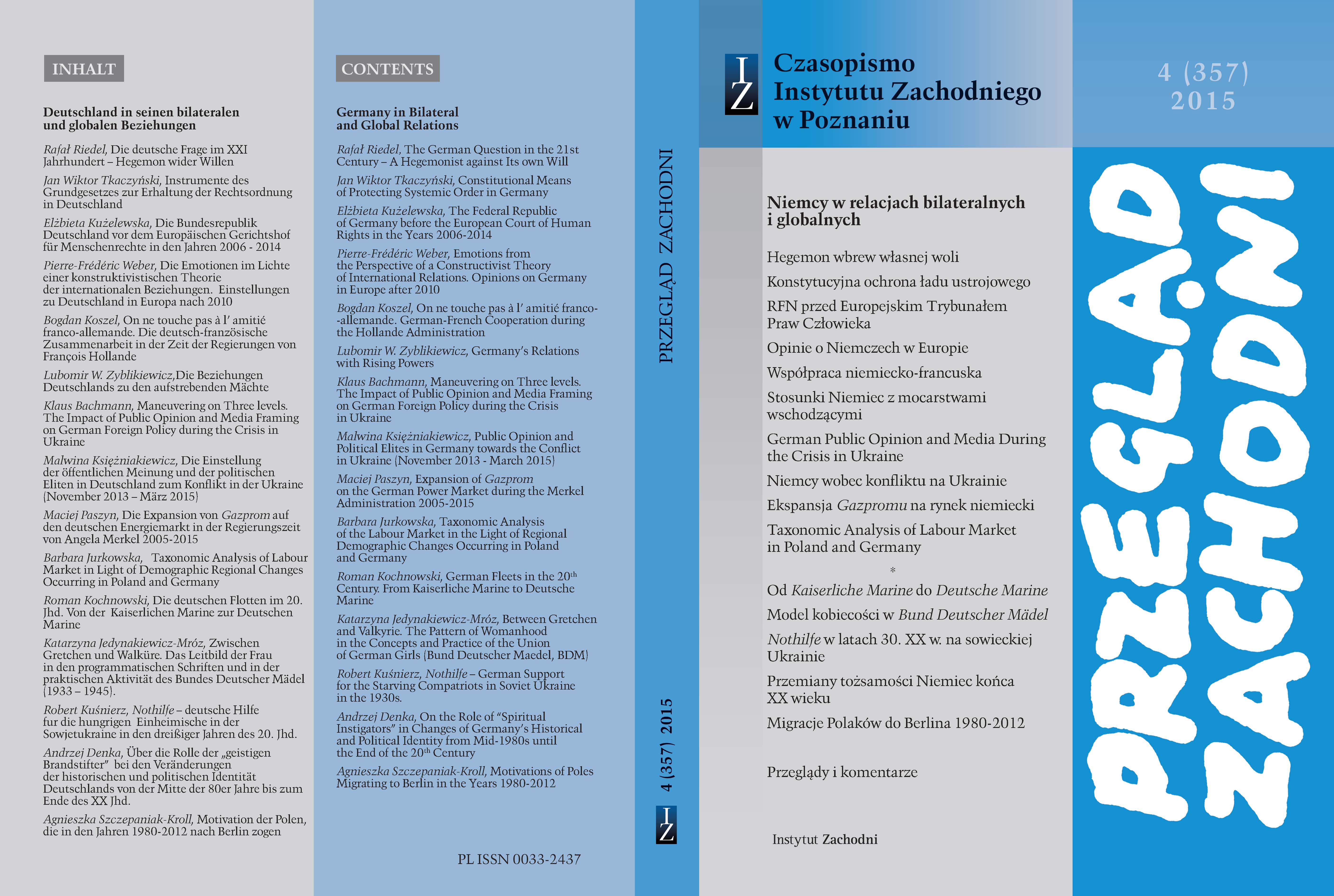 Między Gretchen a Walkirią. Model kobiecości w założeniach programowych i praktycznej działalności Bund Deutscher Mädel (1933-1945)