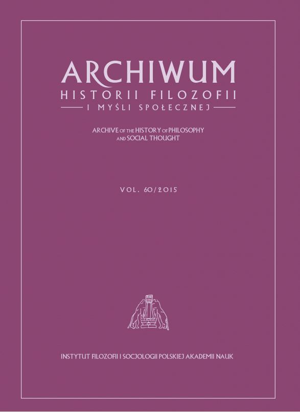 Phenomenological Threads in the Central-European Thinking: The Return to the Texts by Czech Phenomenologist Marie Bayerová Cover Image