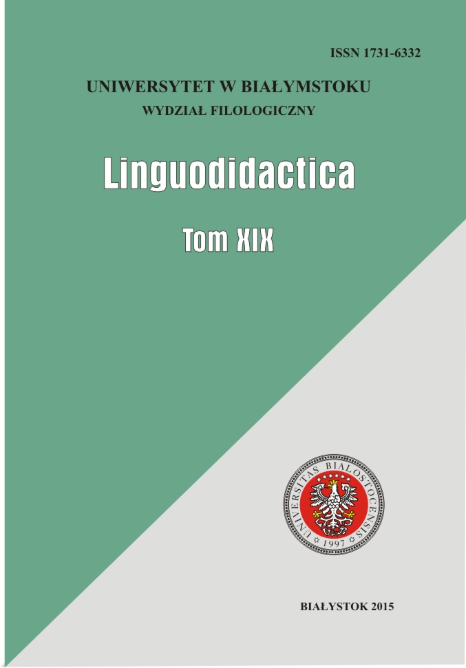 Contemporary informal anthroponyms created by suffixal derivation from first names of Bielsk Podlaski residents Cover Image